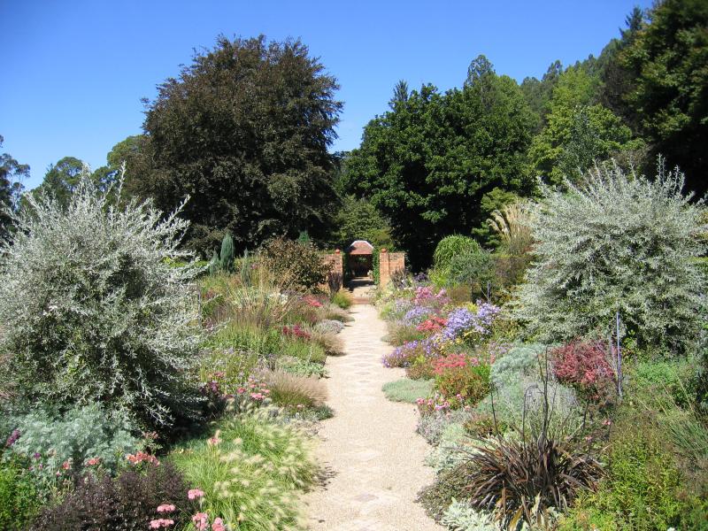 Olinda - Cloudehill Gardens, Monbulk Road: Pathway through gardens
