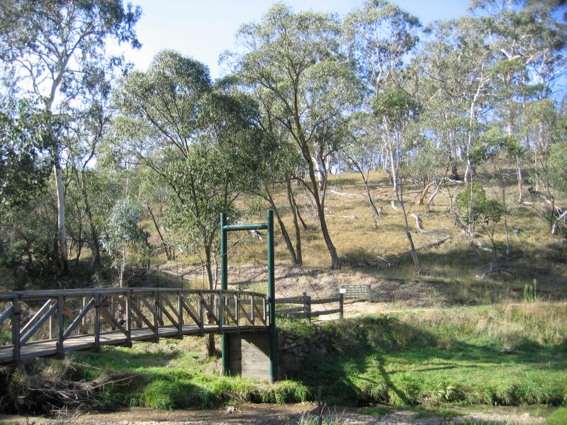 Omeo - Oriental Claims, Great Alpine Road, west of Omeo - Bridge over creek