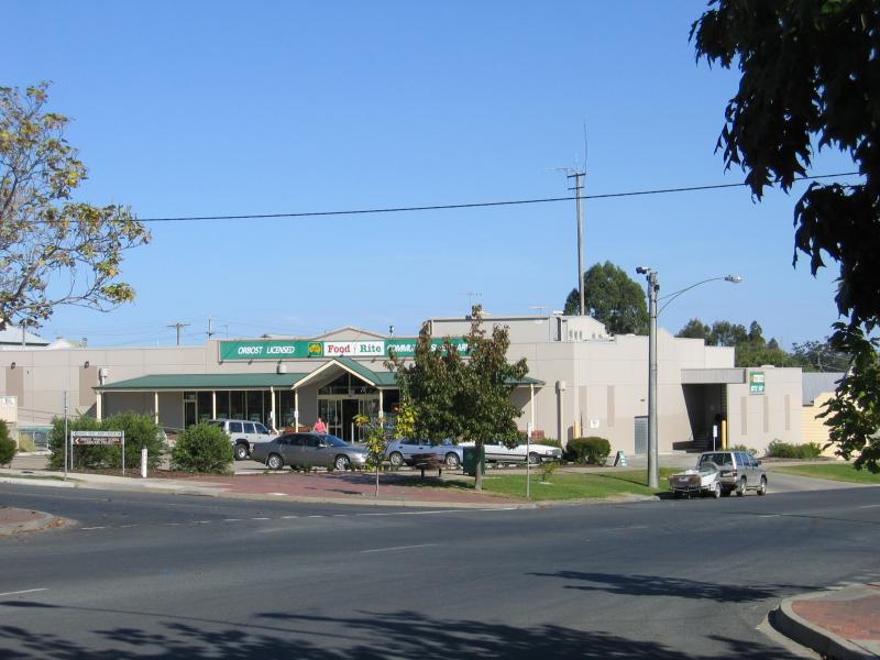 Orbost - Commercial centre and shops: Supermarket, corner Ruskin St and Nicholson St