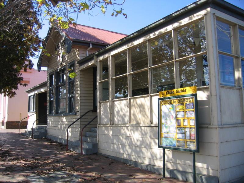 Orbost - Commercial centre and shops: Orbost Post Office, corner Nicholson St and Ruskin St