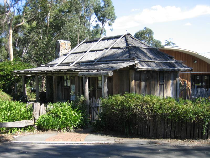 Orbost - Forest Park, Nicholson Street and Forest Road: Slab Hut
