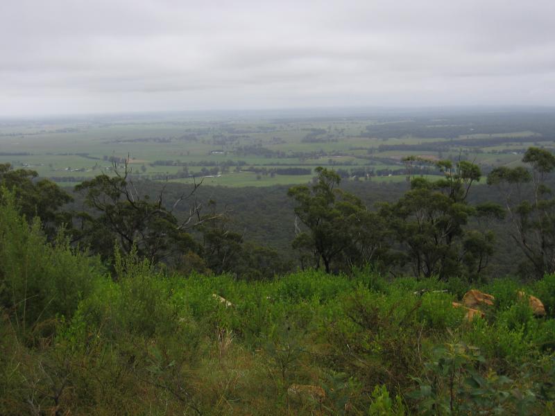 Orbost - Mount Raymond: View west from lookout