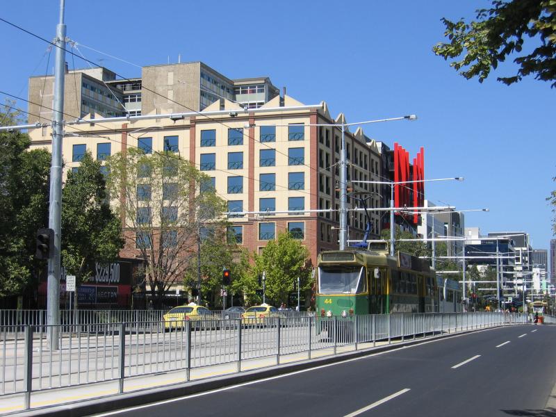 Parkville - Swanston Street area: View south along Swanston St towards Faraday St