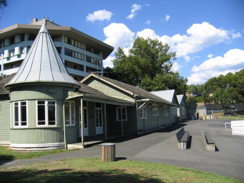 Parkville - University Cricket Ground and surrounding colleges: Club house at cricket ground
