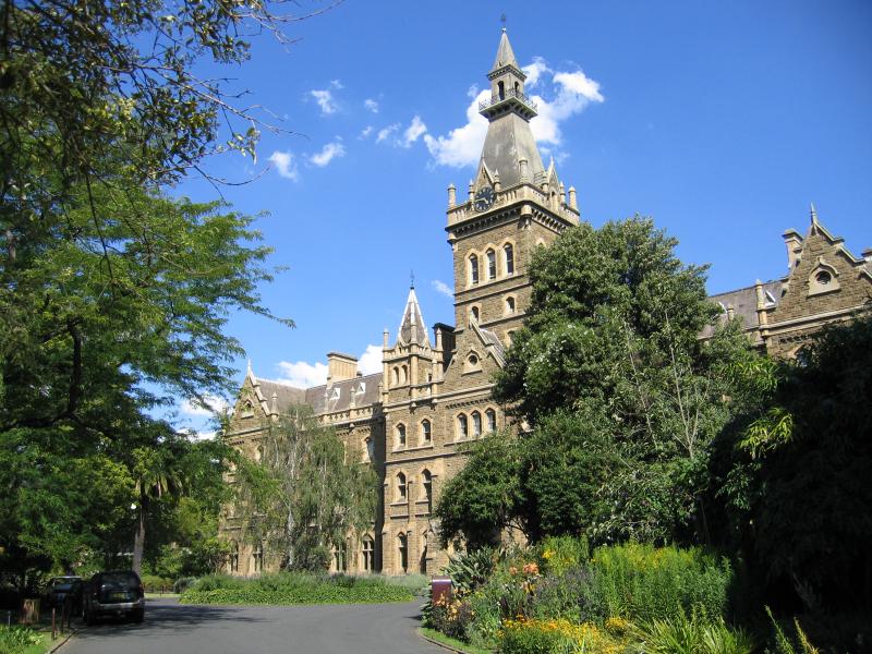 Parkville - University Cricket Ground and surrounding colleges: Ormond College, main building