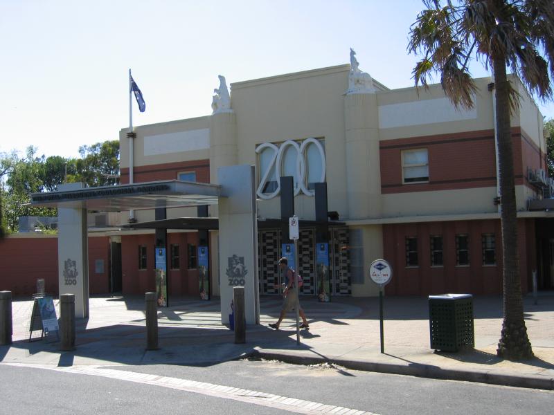 Parkville - Royal Park, Melbourne Zoo: Main entrance