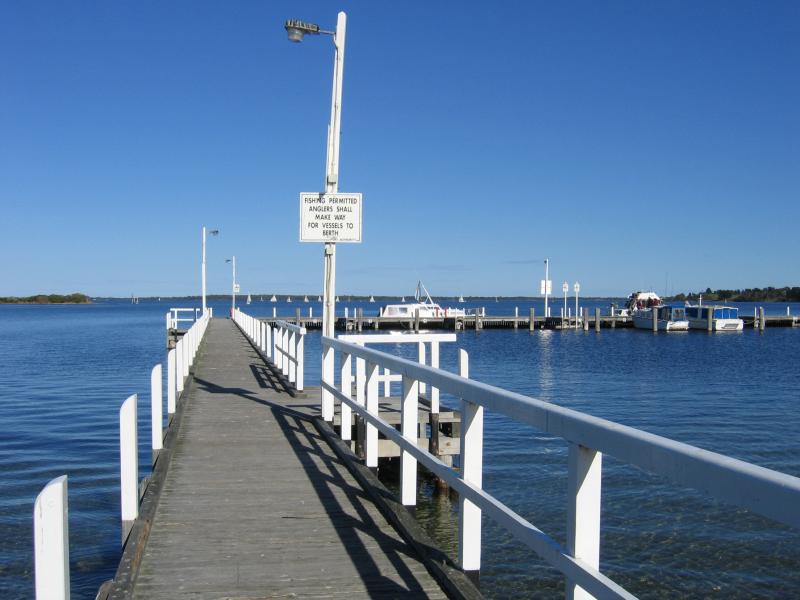Paynesville - Southern coast and foreshore: View along jetty