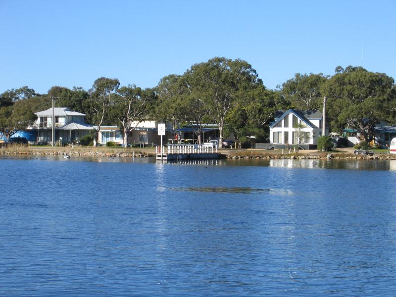 Paynesville - McMillans Strait foreshore: View to Raymond Island