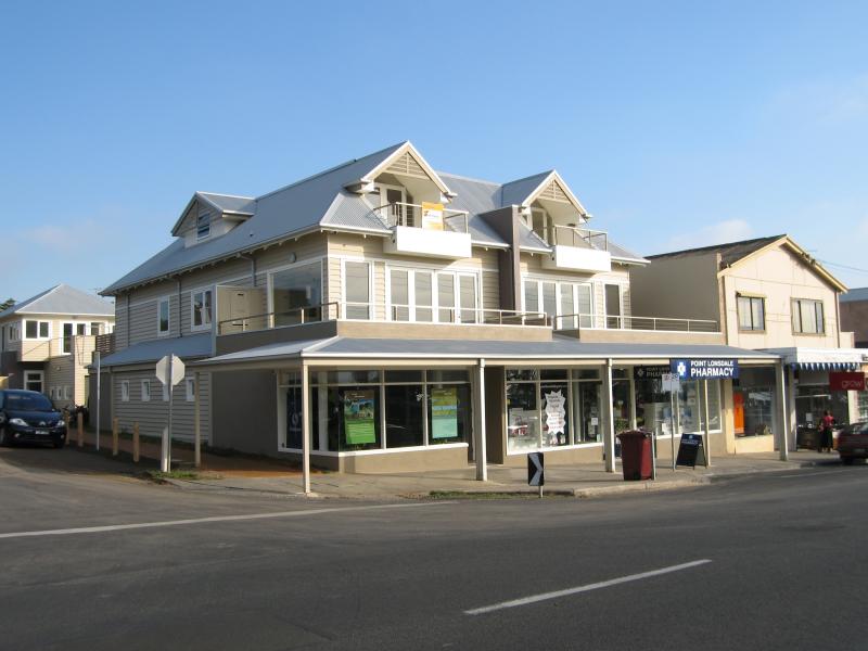 Point Lonsdale - Commercial centre and shops, Point Lonsdale Road: Corner of Admans St at Pt Lonsdale Rd