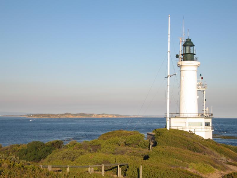 Point Lonsdale - Point Lonsdale Lighthouse: View east towards lighthouse and Point Nepean