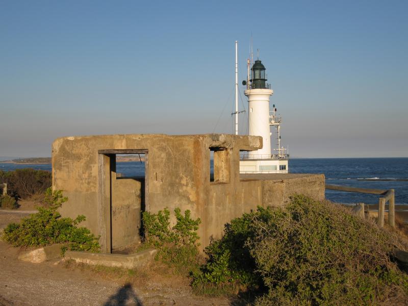 Point Lonsdale - Point Lonsdale Lighthouse: Ruins of military fortifications near lighthouse