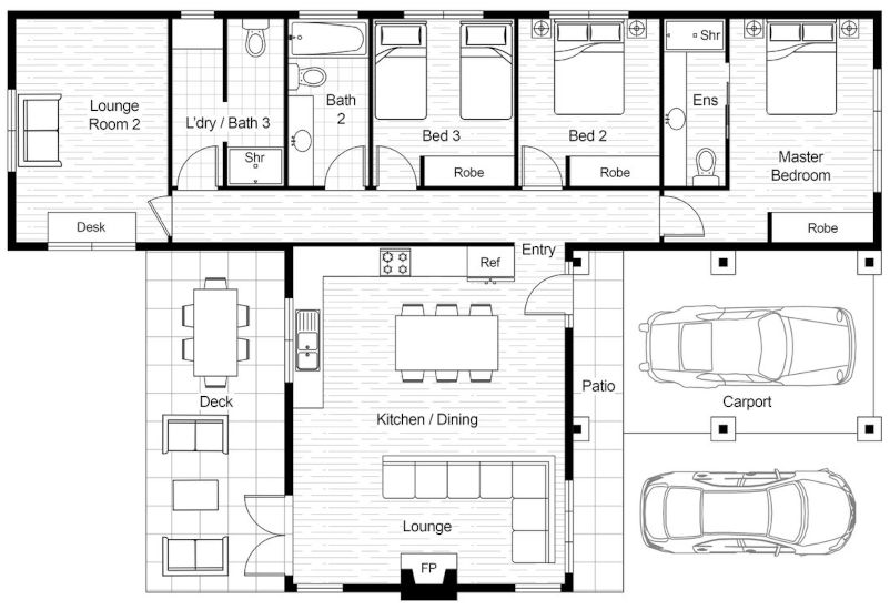 The Tradesmans Cottage One - Floor plan