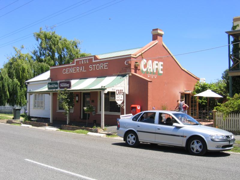 Port Albert - Commercial centre and shops, Tarraville Road: General Store and Cafe
