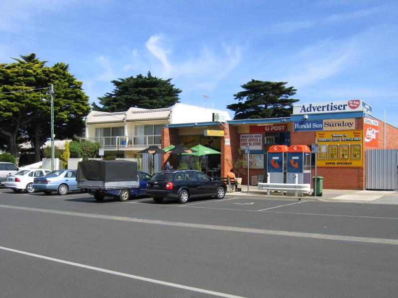 Portarlington - Coastal town of Indented Head, east of Portarlington: Post Office and General Store, The Esplanade between Batman Rd and Helen St