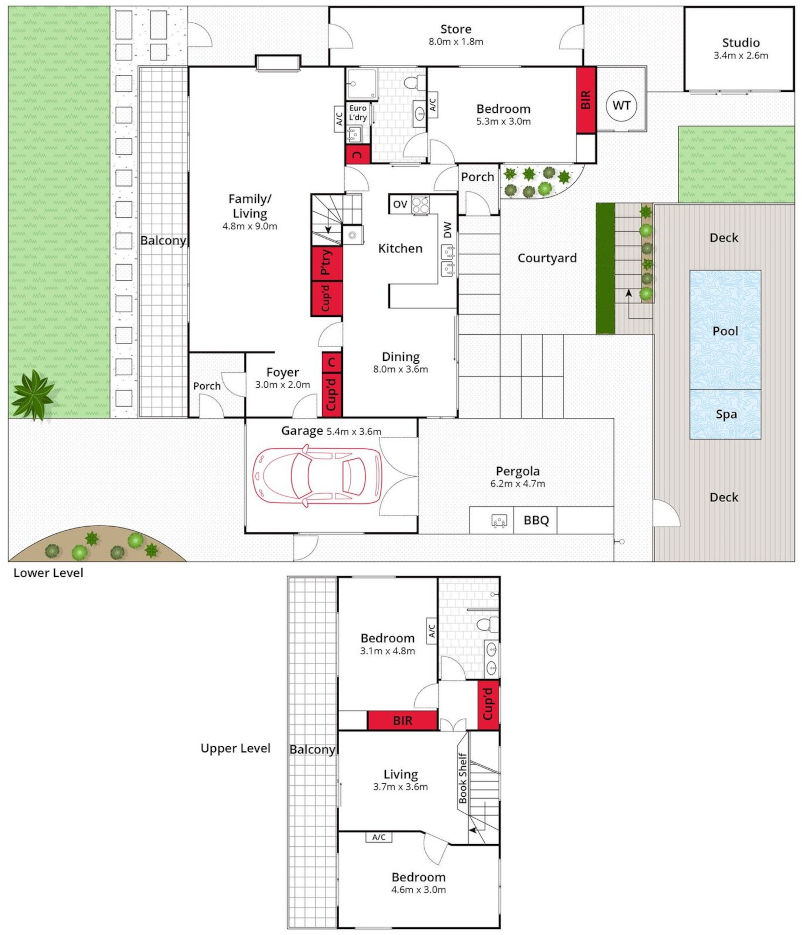 10 Ocean Drive - Floor plan