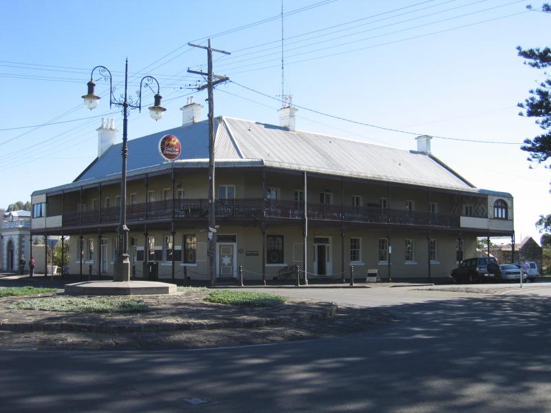 Port Fairy - Shops and commercial centre, Bank Street and Sackville Street: Star Of The West Hotel, corner Bank St and Sackville St