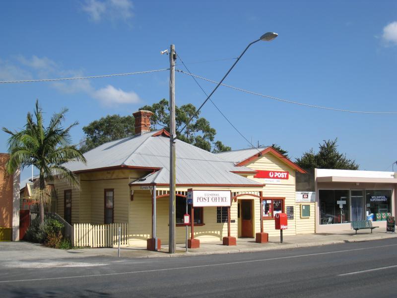 Port Welshpool - Welshpool town centre, Main Street (South Gippsland Highway) - Post office, south side of Main St