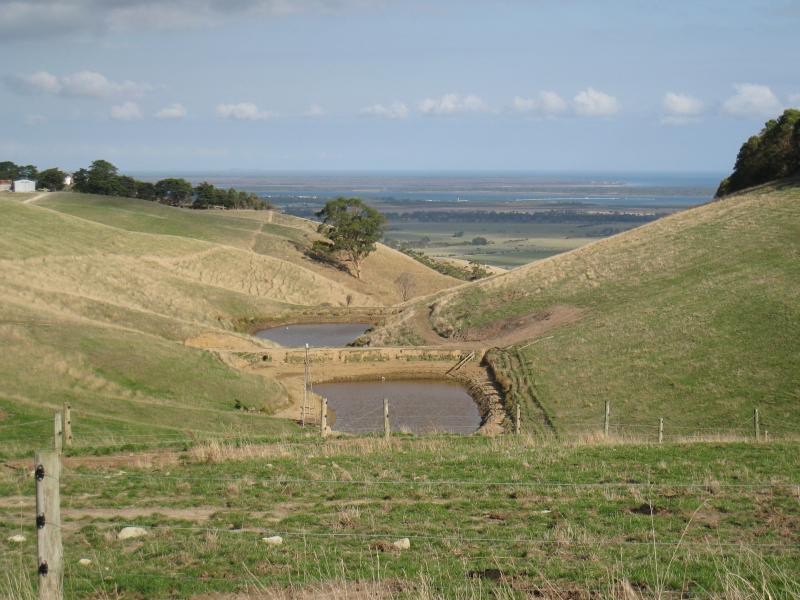Port Welshpool - Slades Hill Road, Welshpool - South-easterly view, Slades Hill Rd, 2.5km from South Gippsland Hwy