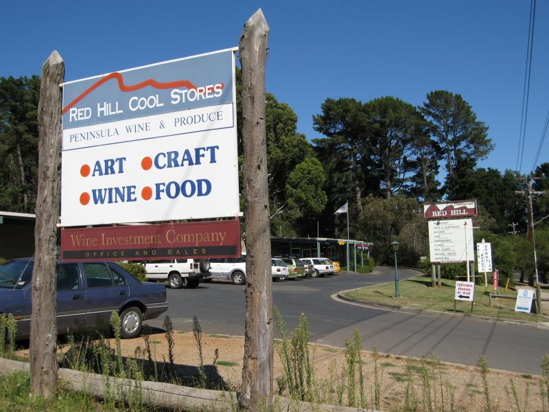 Red Hill - Shops, Red Hill Centrepoint, Shoreham Road: View south-west along Shoreham Rd towards shopping centre