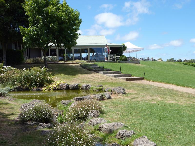 Red Hill - Red Hill Estate, Shoreham Road: View towards restaurant from pond