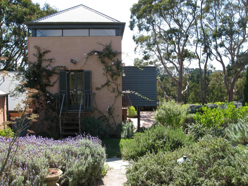 Red Hill - Vines of Red Hill, Red Hill Road: Cellar door and surrounding gardens