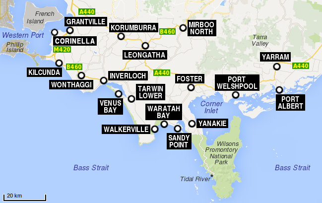 map southgippsland