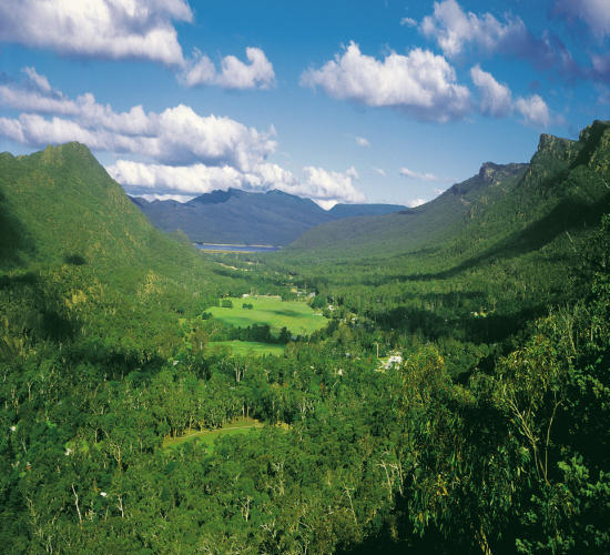 Grampians National Park - View down to Halls Gap
