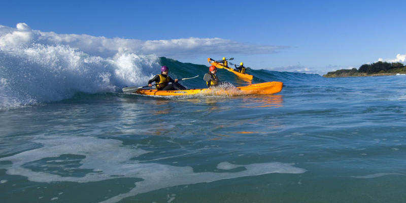 Great Ocean Road coast - Kayaking at Marengo beach