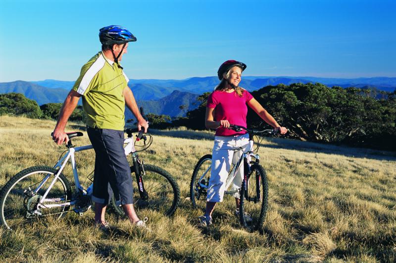 Lake Eildon, Mansfield & Mt Buller - Mountain bike riding at Mt Buller
