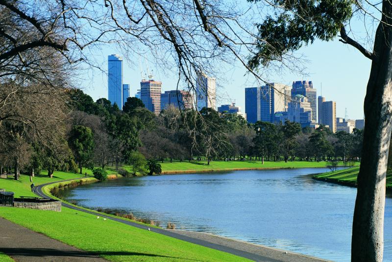 Melbourne City - Yarra River and city skyline