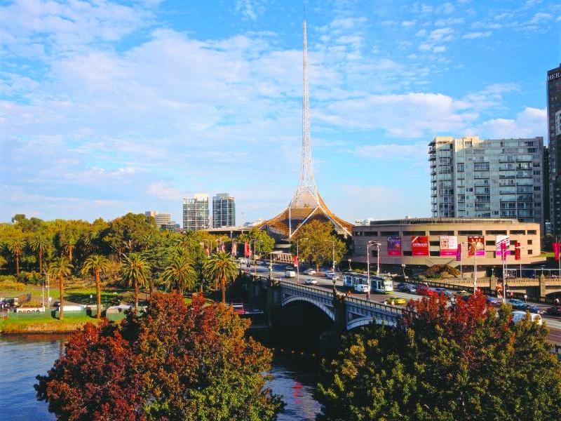 Melbourne City - Arts Centre and Princes Bridge, Southbank