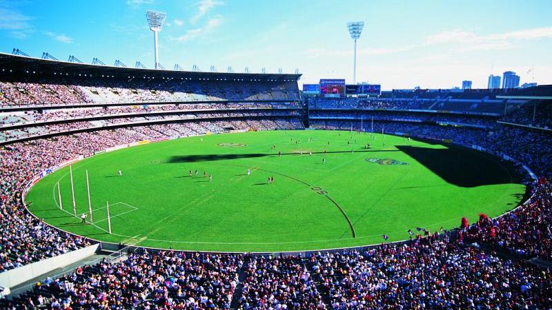 Melbourne City - Aussie rules football match at the MCG