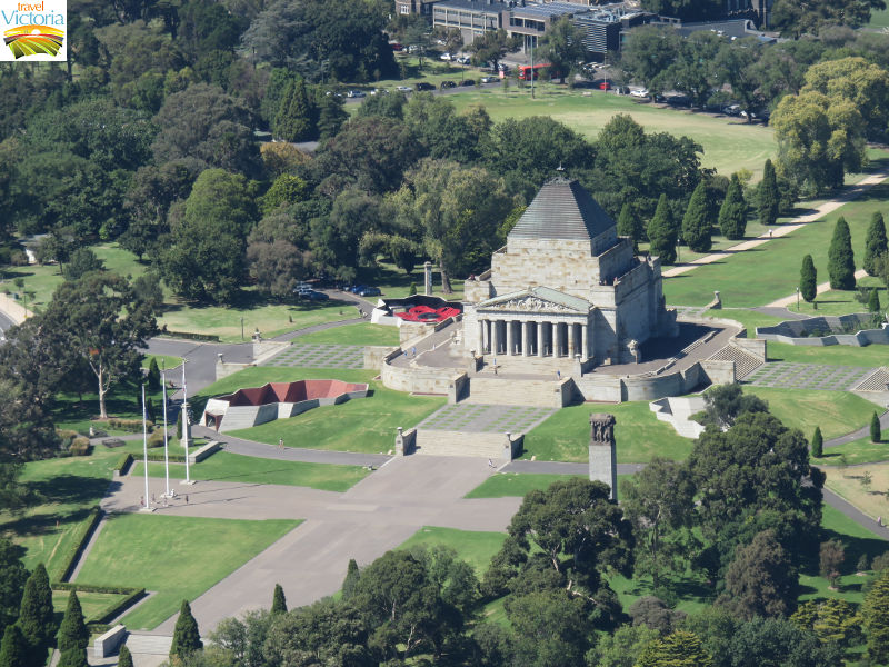 Melbourne Skydeck, Southbank - Shrine of Remembrance