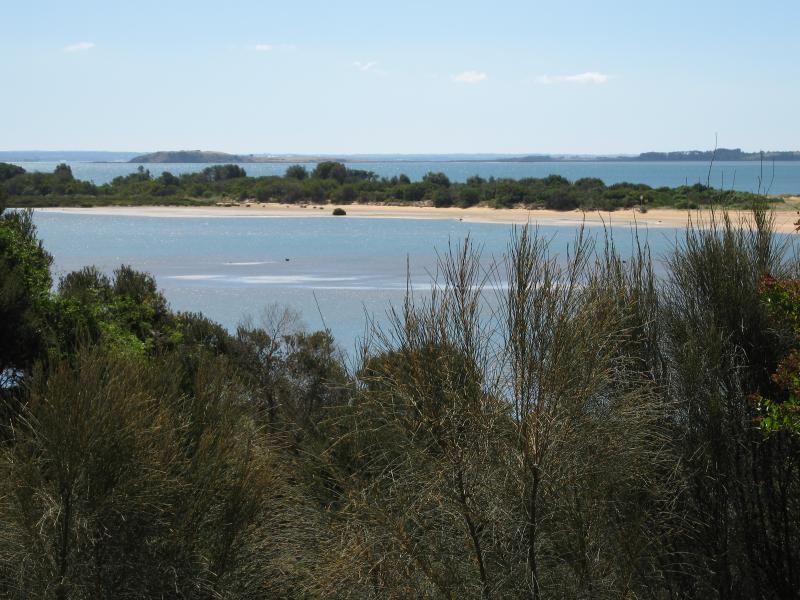 Rhyll - Rhyll Inlet: View north-west across Rhyll Inlet from northern end of McIlwraith Rd