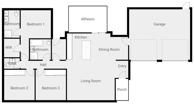 Rhyll Delight - Floor plan