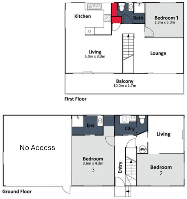 Rhyll Harbour Views - Floor plan