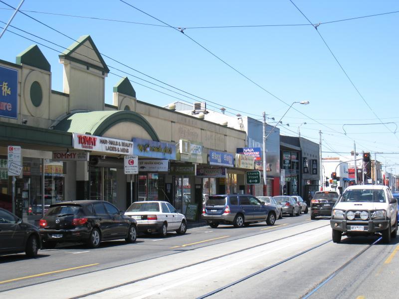 Richmond - Victoria Street: View east along Victoria St towards Church St