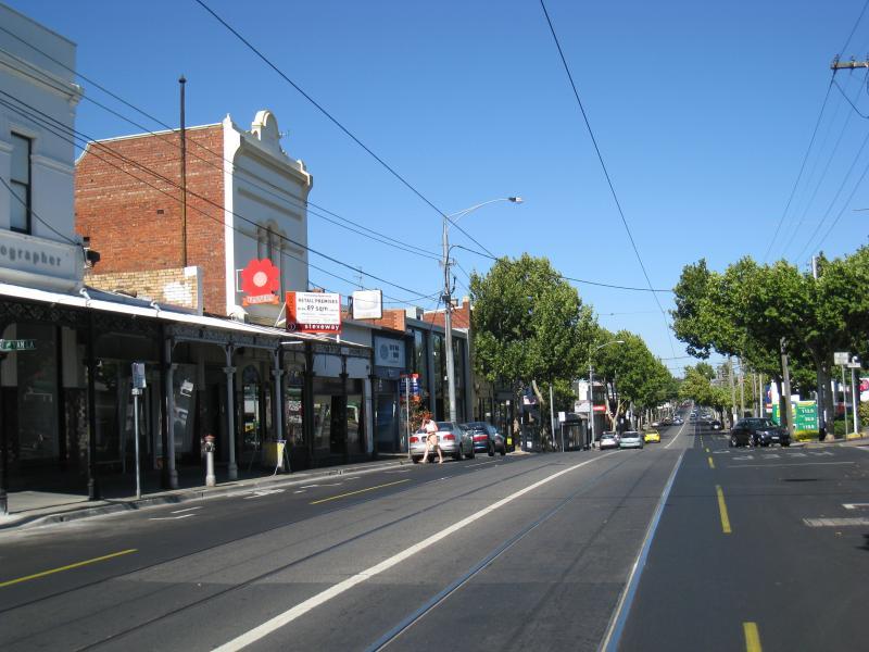 Richmond - Swan Street: View east along Swan St towards Brighton St