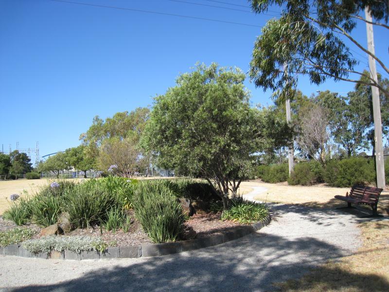 Richmond - McConchie Reserve, wetlands and Burnley Harbour, end of Mary Street: Southern end of park
