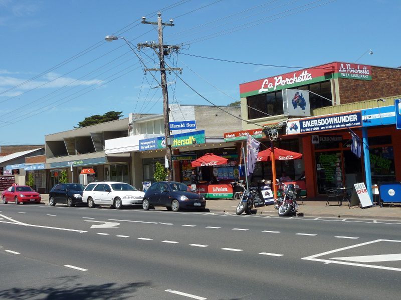Rosebud - Shops at Capel Sound, Point Nepean Road at Park Avenue and Capel Avenue: Shops between Capel Av and Park Av