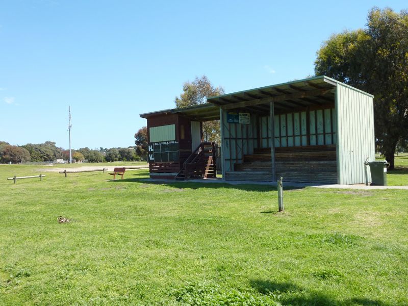 Rosebud - Truemans Road Recreation Reserve, Capel Sound: Seating at football oval