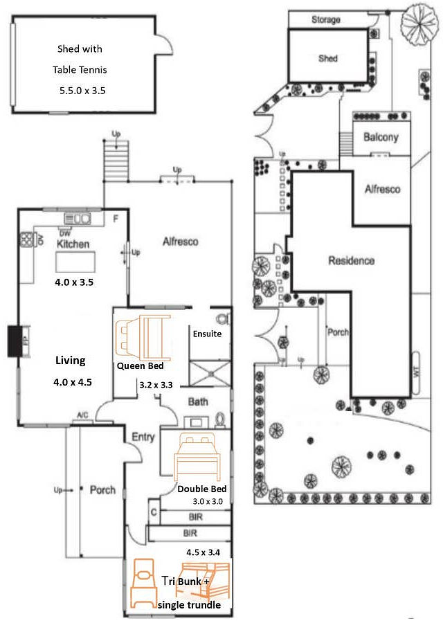 Rosebud Delight - Floor plan