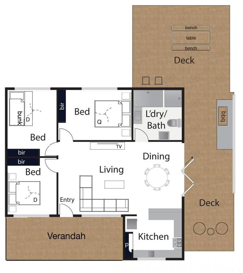 Happy Valley - Floor plan