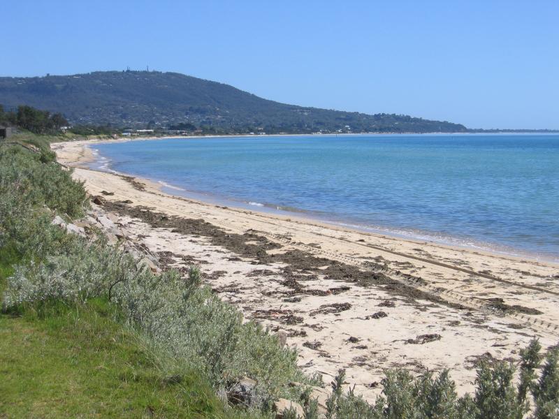 Safety Beach - Beach, coast and foreshore: View south along coast just south of jetty