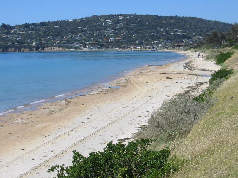 Safety Beach - Beach, coast and foreshore: View north along coast towards Dunns Creek