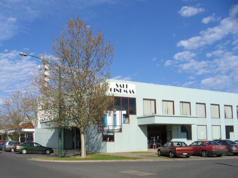 Sale - Commercial centre and shops, Cunninghame Street and Raymond Street: Sale Cinemas, corner Cunninghame St and Pearson St