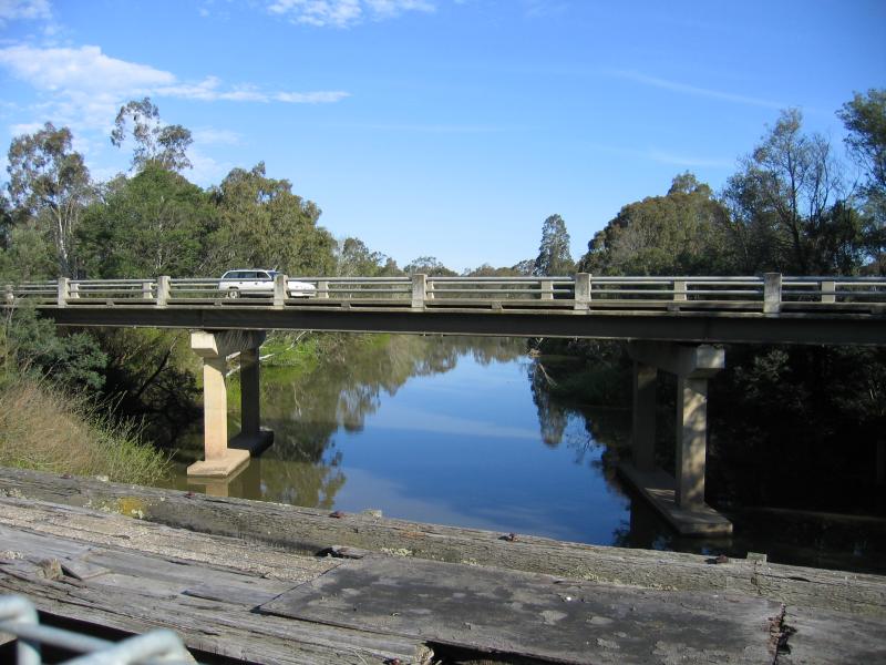 Sale - Around the town: View south along Thomson River towards Princes Hwy bridge