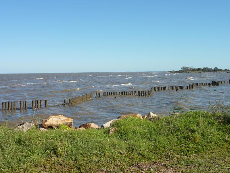 Sale - Marlay Point and foreshore reserve, Lake Wellington: Southerly view along lake from near boat ramp