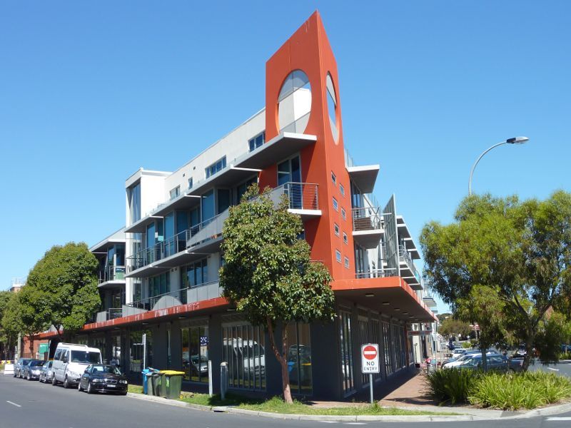 Sandringham - Shops and commercial centre, Bay Road, Station Street and Melrose Street: Corner of Waltham St and Abbott St