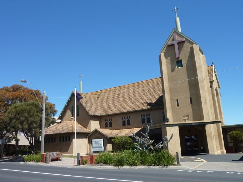 Sandringham - Bay Road: All Souls Anglican Church, Bay Rd opposite Trentham St